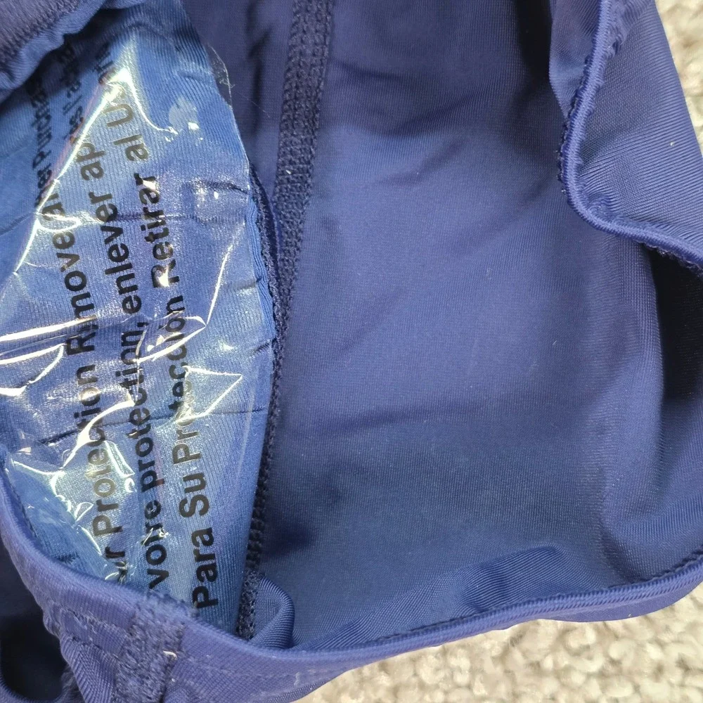 New Speedo Youth‎ Superpro Back 1PC Swimsuit Navy Blue Competitive Swim 12/28